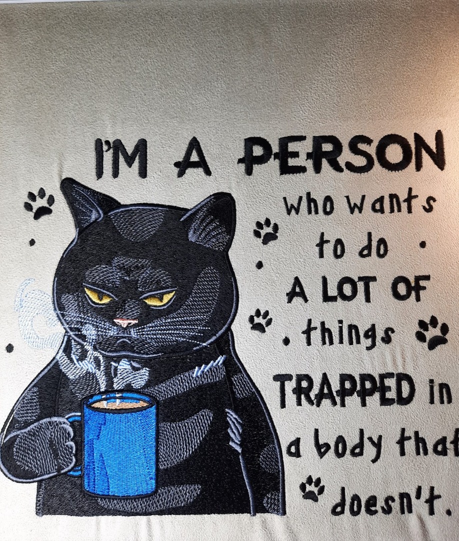 Trapped In a Body Funny Cat Quote Trapped In a Body Funny Cat Quote