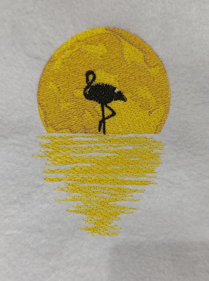 Flamingo In Moonlight Flamingo In Moonlight