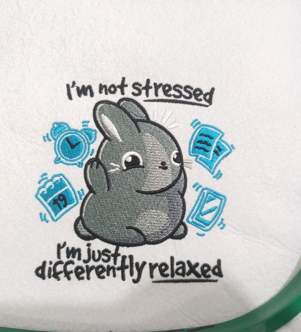 I'm Not Stressed Funny Rabbit Quote I'm Not Stressed Funny Rabbit Quote