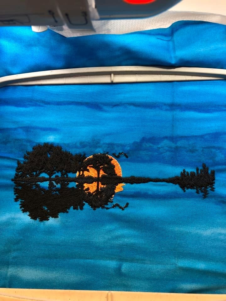 Trees and Sun Set Reflection In Water Pattern Trees and Sun Set Reflection In Water Pattern