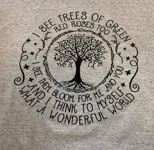 I see tree of green red roses too I see tree of green red roses too