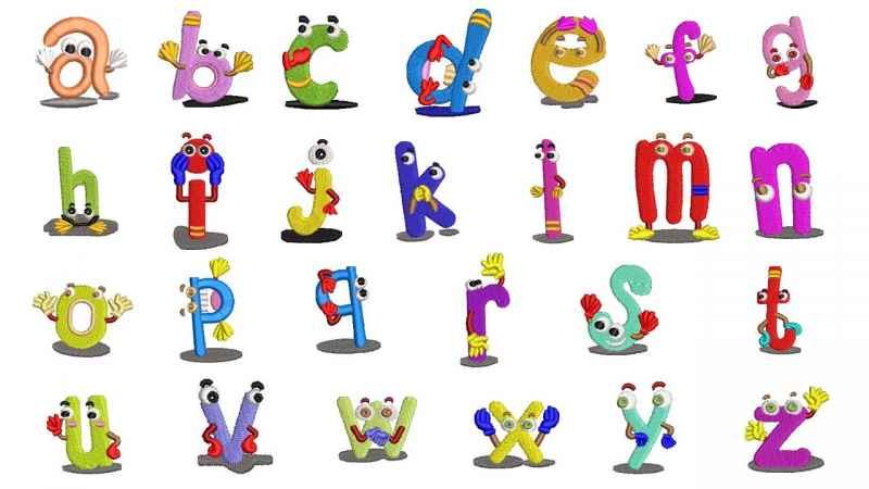 A to Z Small Alphabets A to Z Small Alphabets