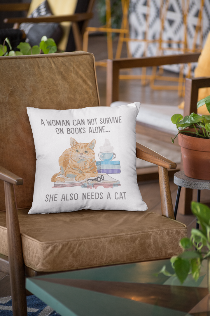 A Woman Needs a Cat Quote