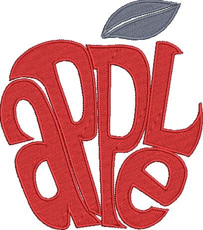 Apple Word Art