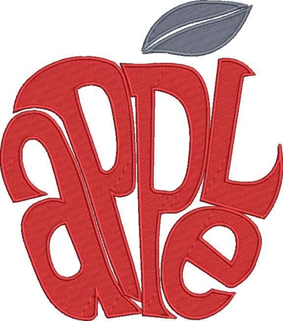 Apple Word Art