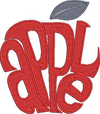 Apple Word Art