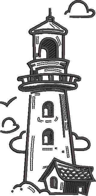 Cute Lighthouse Scene