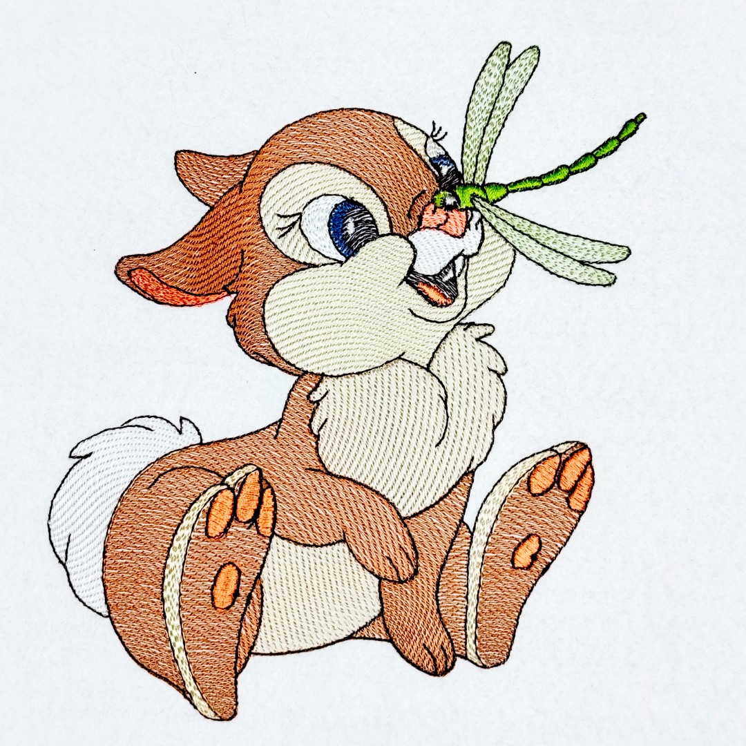 Baby Bunny And Dragonfly Baby Bunny And Dragonfly
