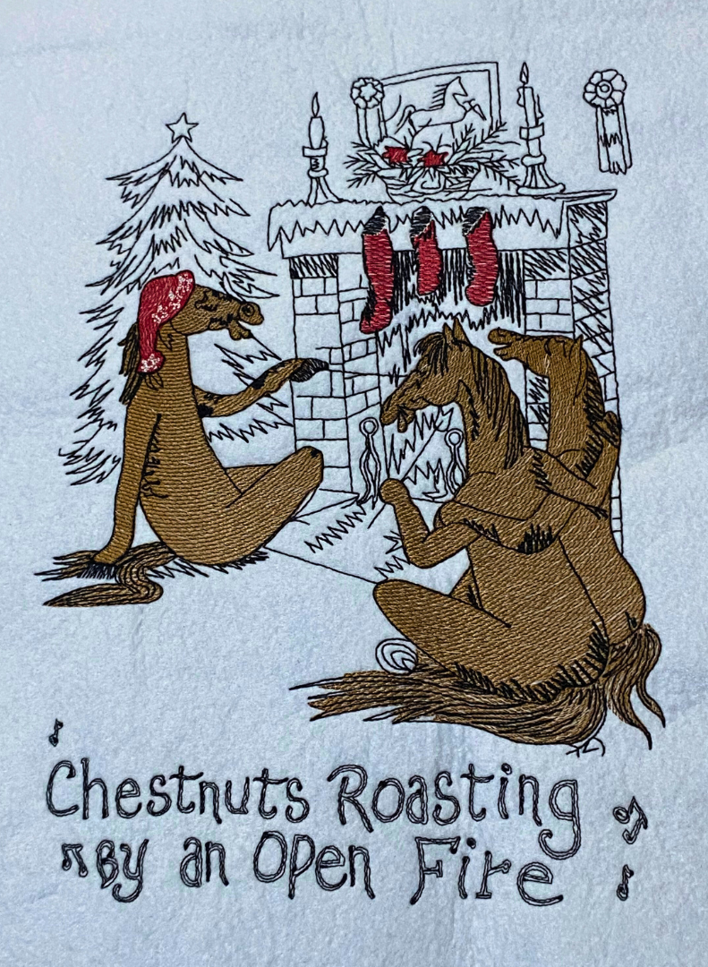 Chestnuts Roasting By An Open Fire Horse Chestnuts Roasting By An Open Fire Horse