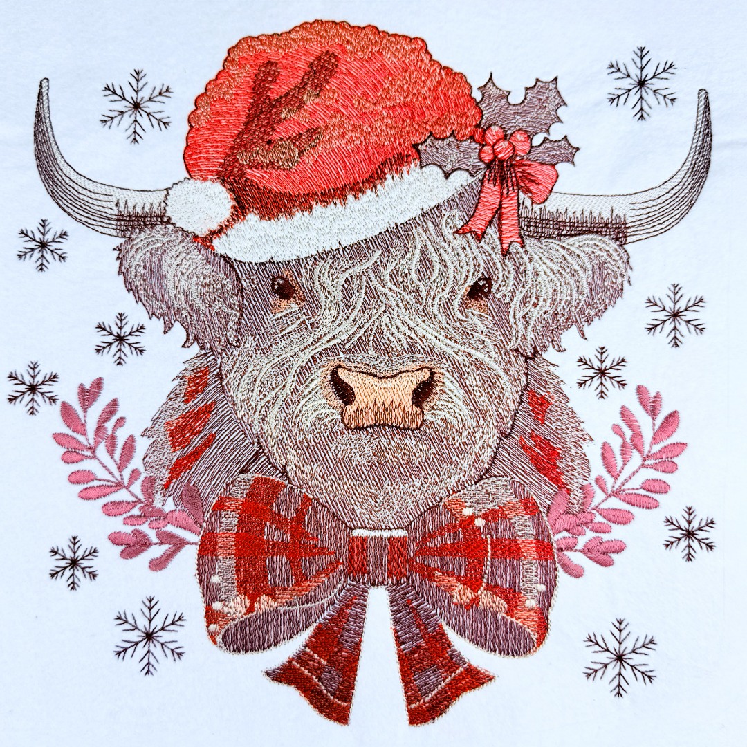 Christmas Highland Cow Christmas Highland Cow