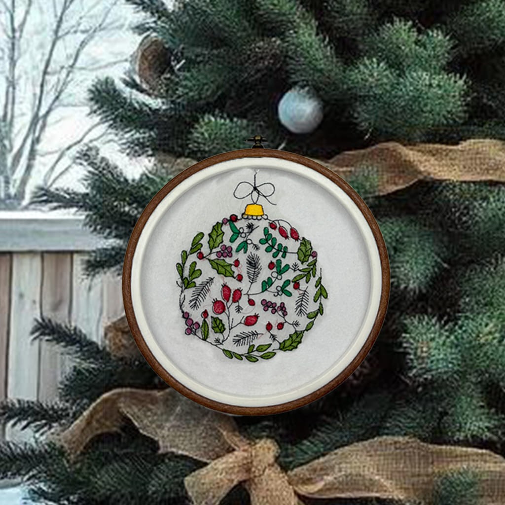 Christmas Leaves Ornament