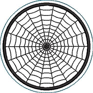 Spider Web - ITH Coaster Spider Web - ITH Coaster