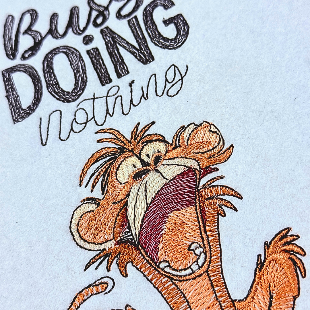 Busy Doing Funny Monkey Saying