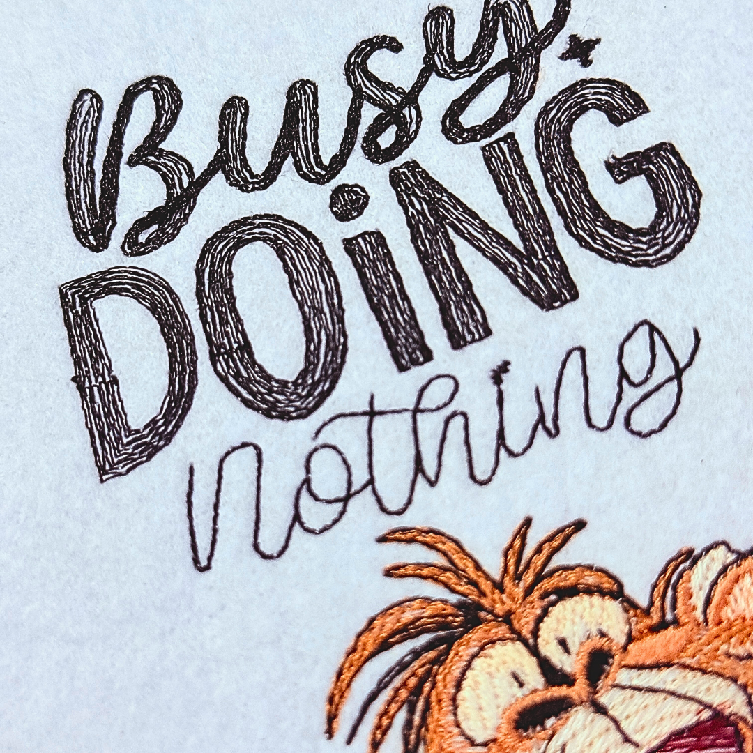 Busy Doing Funny Monkey Saying