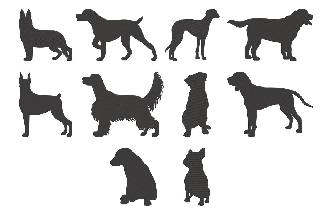 Dog Silhouette Pack 4 Dog Silhouette Pack 4