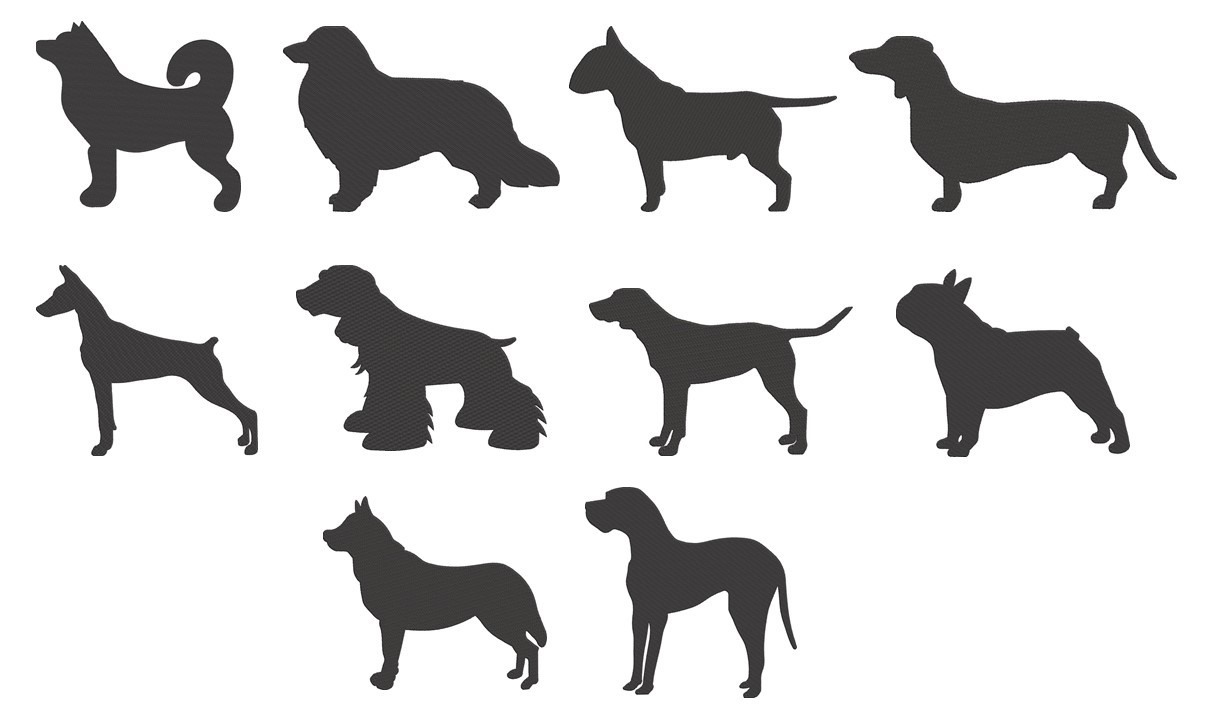 Dog Silhouette Pack 1 Dog Silhouette Pack 1