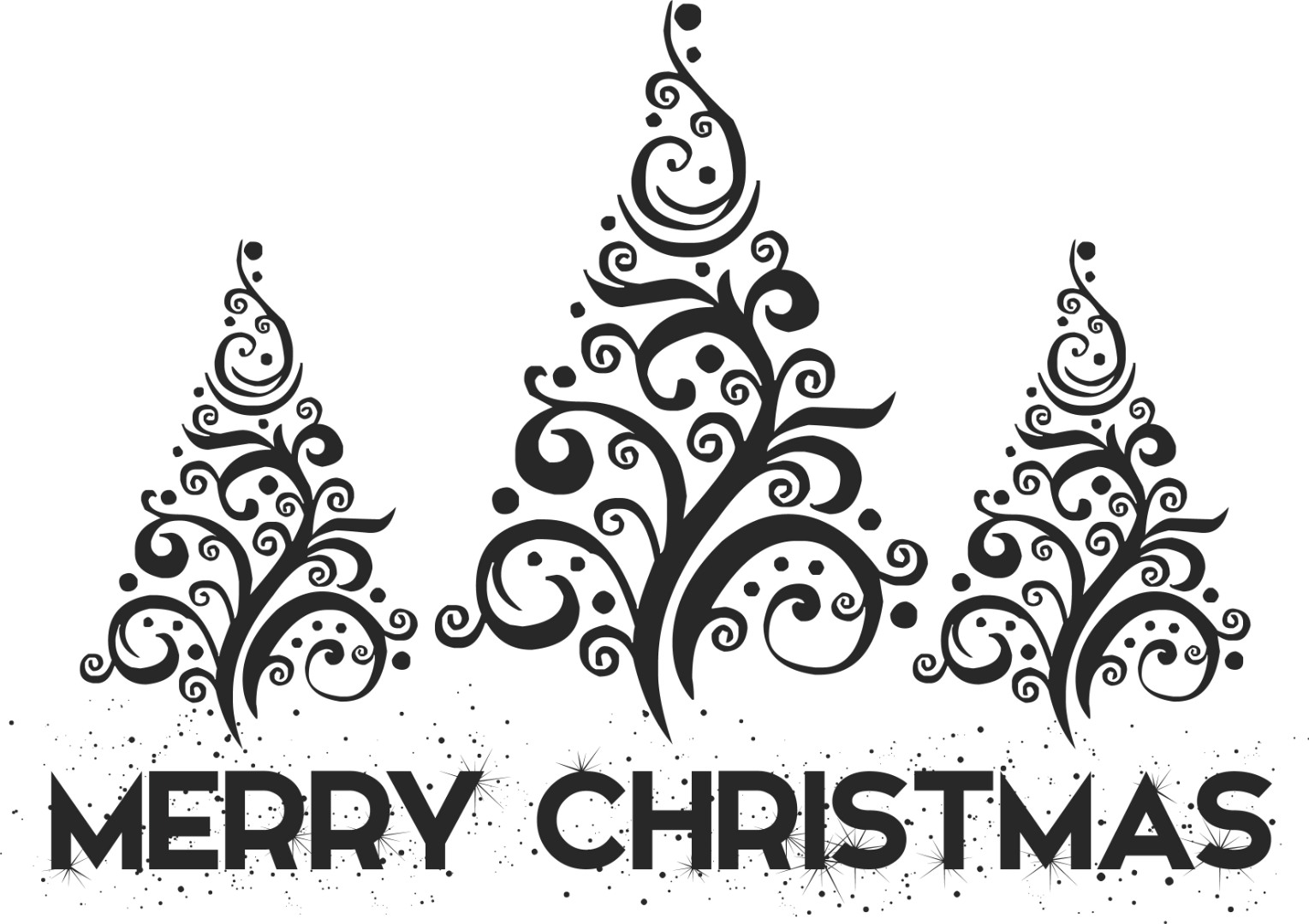 Christmas Tree Vector Only