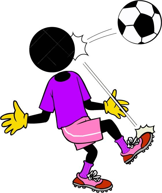 Man Football Illustration Vector Only