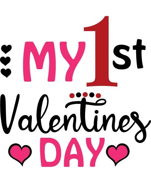 My first valentines day Vector Only My first valentines day Vector Only