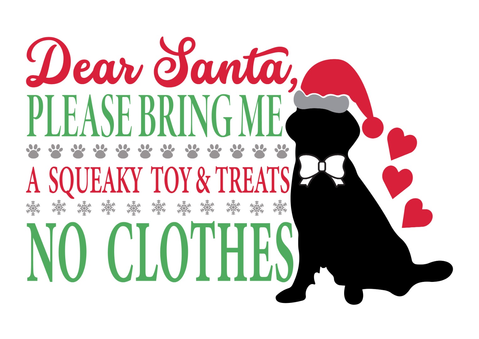 Dear Santa With Dog Dear Santa With Dog