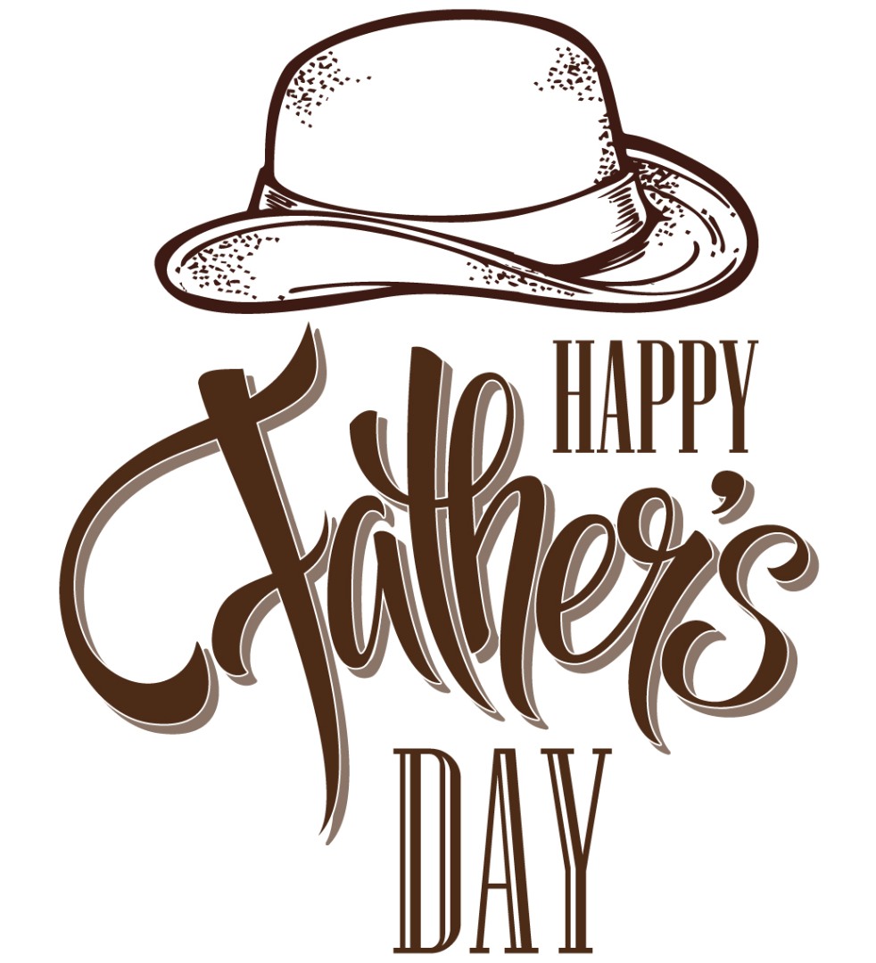 Happy Fathers Day Vector Only