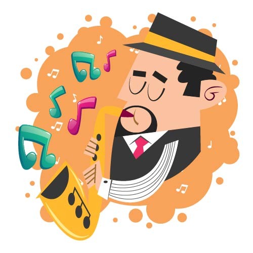 Music Man Vector Only Music Man Vector Only