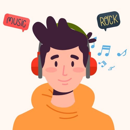Rock Music Vector Only