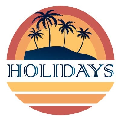 Holidays Vector Only