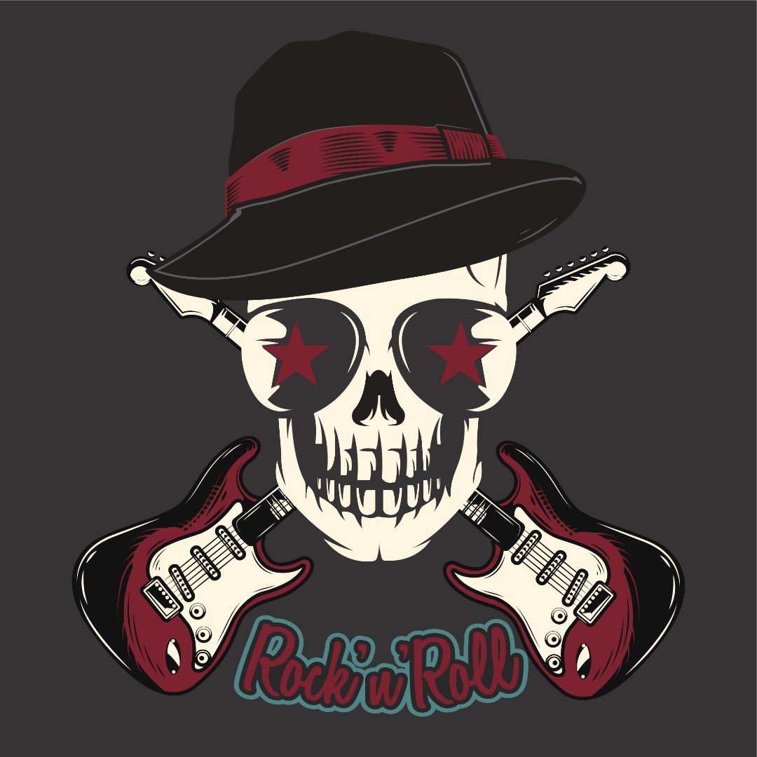 Guitar Skull Vector Pack Guitar Skull Vector Pack