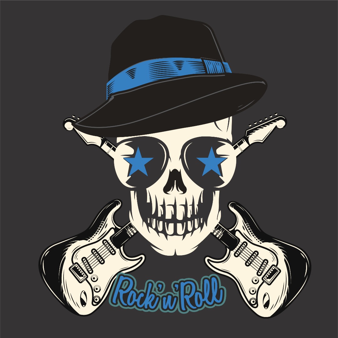 Guitar Skull Vector Pack Guitar Skull Vector Pack