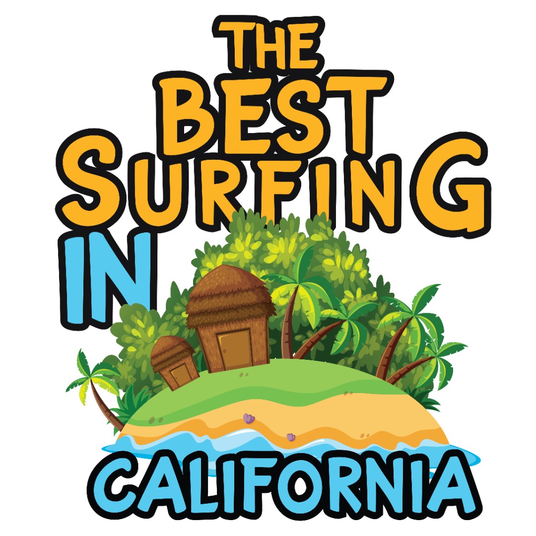 The Best Surfing In California Vector Only The Best Surfing In California Vector Only