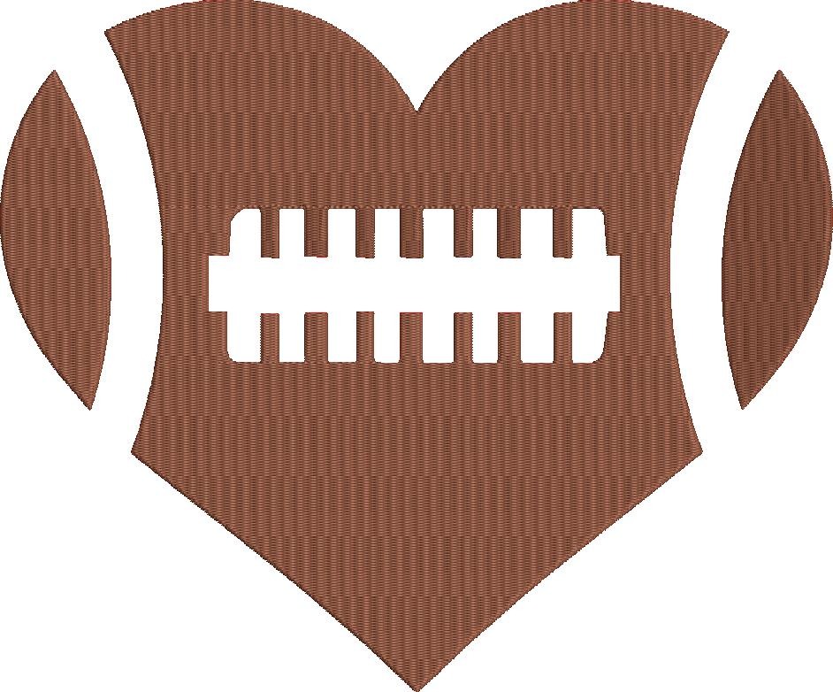 American Football heart American Football heart
