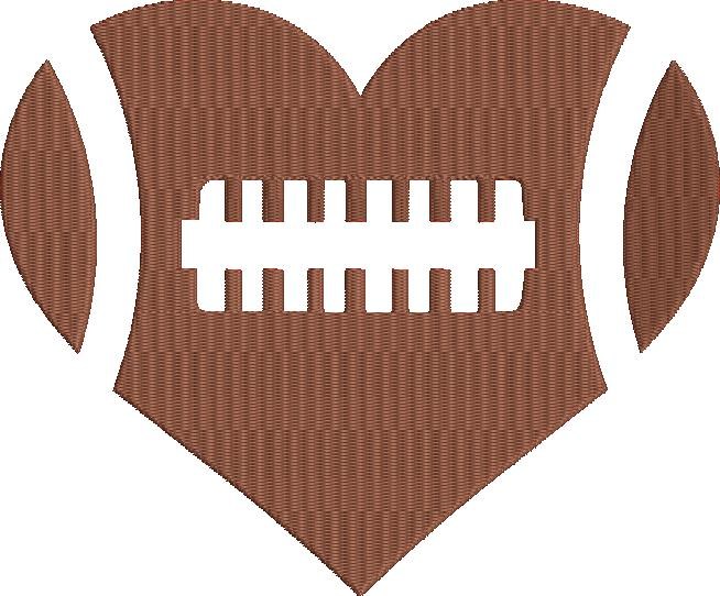 American Football heart American Football heart