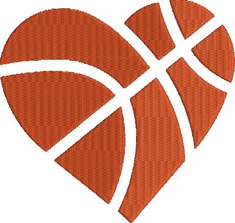 Basketball heart Basketball heart