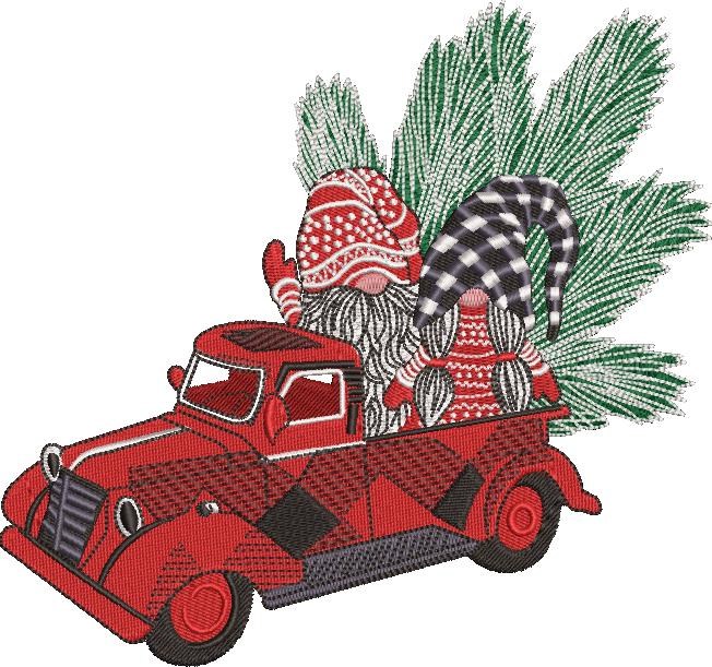 Car With Santa Car With Santa