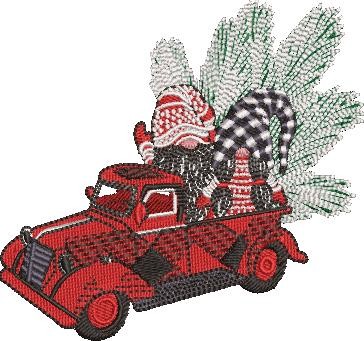 Car With Santa Car With Santa