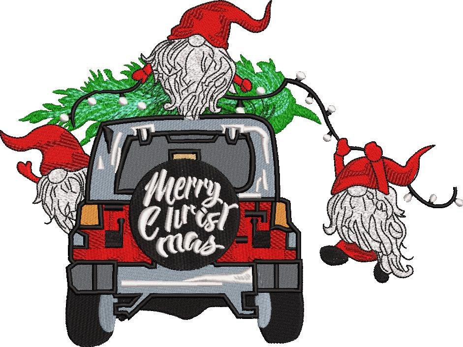Merry Christmas car Merry Christmas car