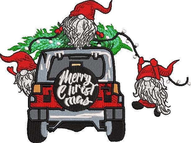 Merry Christmas car Merry Christmas car