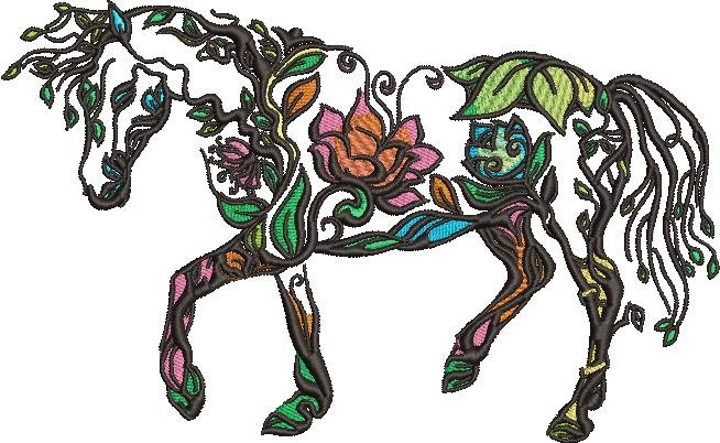 Colourful Horse Colourful Horse