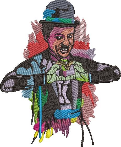 Comedian Embroidery Design Comedian Embroidery Design