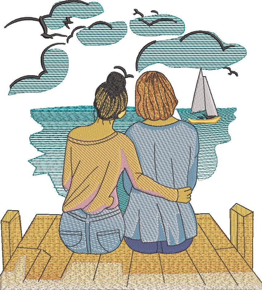 Couple On Beach Couple On Beach