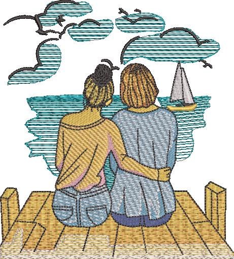Couple On Beach Couple On Beach