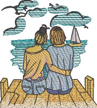 Couple On Beach Couple On Beach