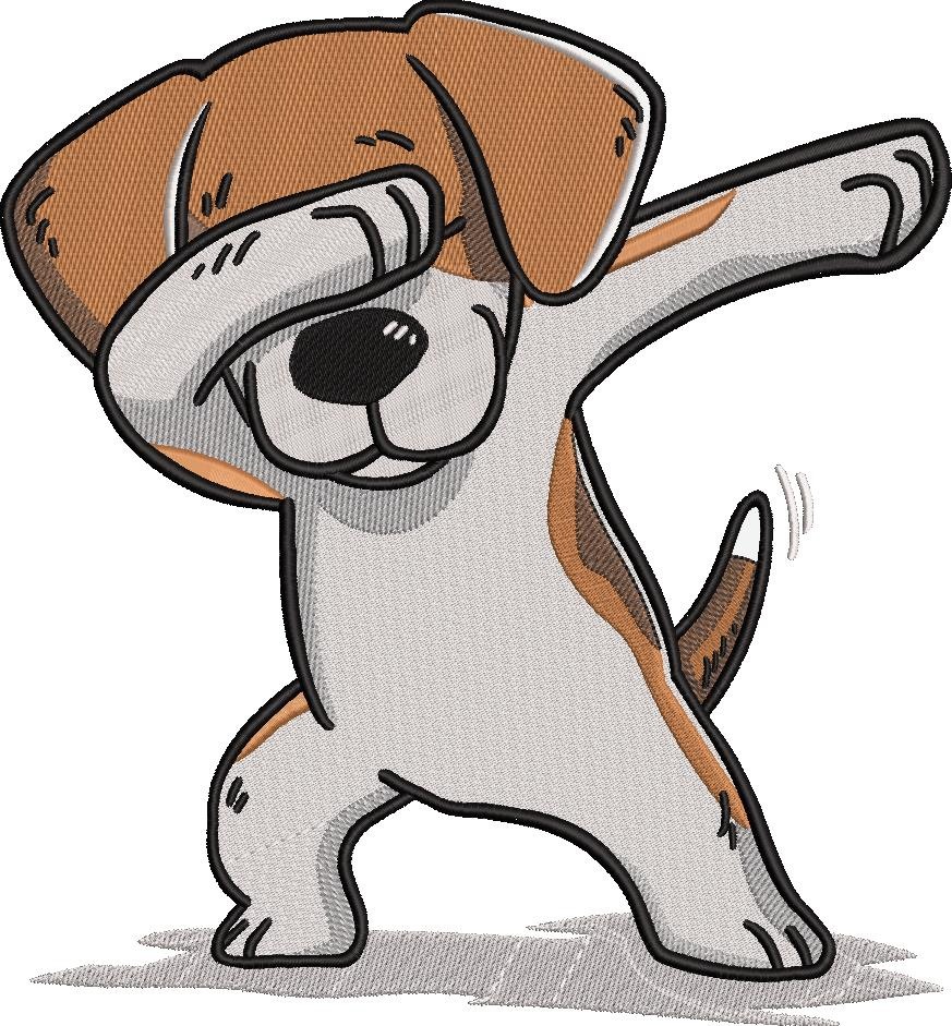 Dabbing Dog