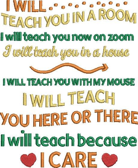 I Will Teach I Will Teach