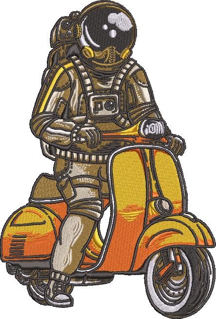 Astronaut With Scooter Astronaut With Scooter