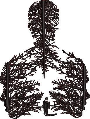 Tree Man Silhouette