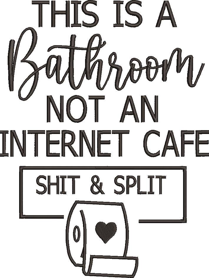 Funny Bathroom Quote Funny Bathroom Quote