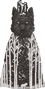 Fox Art Embroidery Pattern
