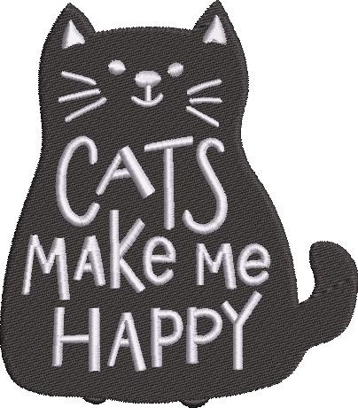 Cats Make Me Happy Cats Make Me Happy
